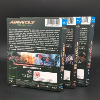 BD藍光碟 高清美劇 飛狼 Airwolf 1-3季 完整版 6碟盒裝