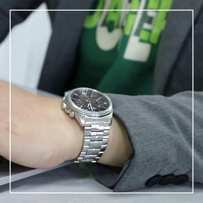 卡西歐原裝鋼帶手錶帶 男BEM501/507/506EFR-303劍魚弧口錶鍊22mm