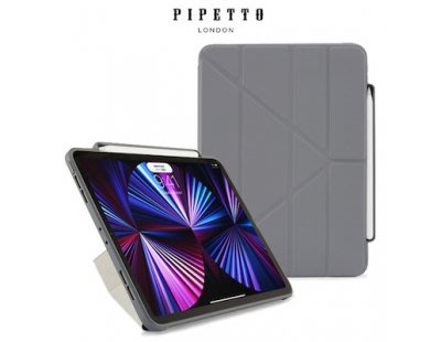 Pipetto 內建筆槽 深灰色 Origami Pencil iPad Pro 11吋(第3代) 多角度多功能保護套