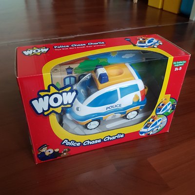 二手 英國 WOW Toys 驚奇玩具 追緝警車-查理