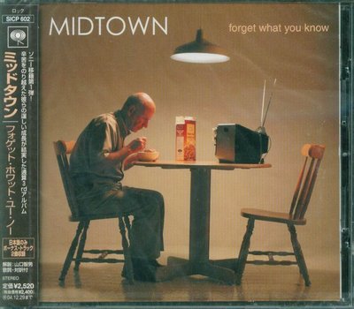 K - Midtown - Forget What You Know - 日版 +2BONUS - NEW