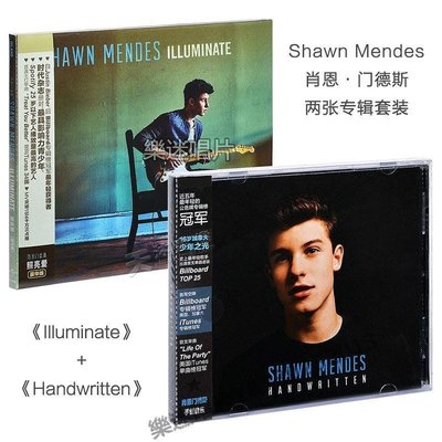 時光書 正版 肖恩門德斯專輯Shawn Mendes Handwritten + IlLUMInate 2CD