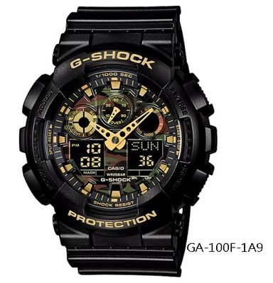 【CASIO】超人氣 GA-100F-1A9   耐衝擊  各品牌手錶 維修換電池 GA-700CF-1A