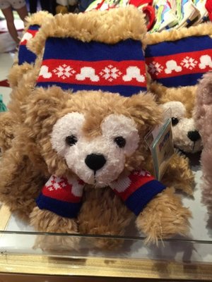 絕版 正品全新 Duffy 達菲熊 稀有 冬季圍巾 附吊牌 購買證明 包裝