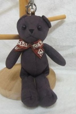 全新品韓國泰迪熊熊玩偶系列(3)小熊玩偶吊飾 包包吊飾/鑰匙圈*