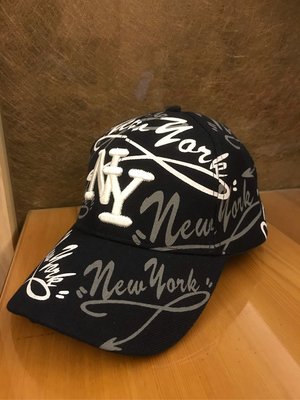 全新 美國紐約帶回 鴨舌帽 棒球帽 勾勾 NYC New York 街頭風 帽子 挺 面彎 多色 NY