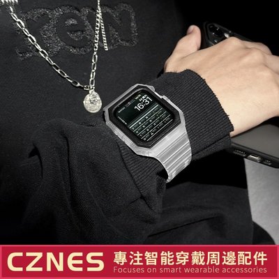 Apple Watch 一件式錶帶 運動錶帶 S7 S6 S8/SE 錶帶 45mm 44mm 42mm 防摔錶帶