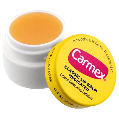 【蘇菲的美國小舖】Carmex 護脣膏-原味 圓罐 7.5g 潤唇膏