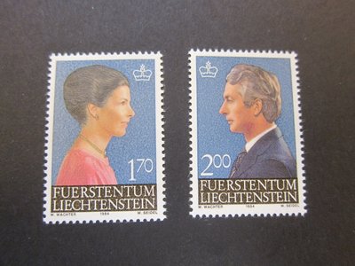 【雲品10】列支敦士登Liechtenstein 1984 Sc 799-800 set MNH 庫號#B520 75983