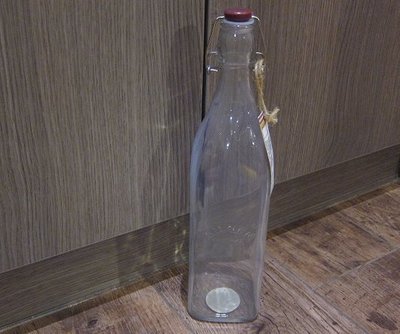 英國BBC料理節目愛用品牌-英國【KILNER】扣式密封玻璃瓶1.0L / 可當果汁瓶水瓶油罐使用