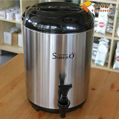 臺灣原裝SHIHHO世合奶茶保溫桶商用不銹鋼奶茶桶10L/12L世合茶桶-QAQ囚鳥