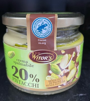 4/20前 義大利 Witor’s 20%開心果抹醬 220g/瓶 單瓶價 witors 最新到期日2024/9/30 pistachio