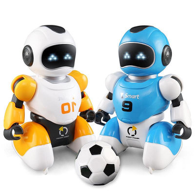 盈佳 智能足球對戰機器人可唱歌跳舞仿真兒童益智遙控玩具