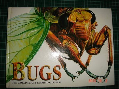 《BUGS -THE WORLD'S MOST TERRIFYING INSECTS 》七成新 【CS超聖文化讚】
