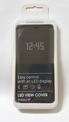 [原廠]三星 Samsung Galaxy S9 黑色 LED 原廠皮革翻頁式皮套 側掀皮套 手機殼 智能皮套
