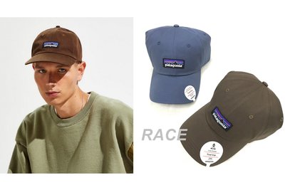 【RACE】PATAGONIA P-6 LABEL TRAD 老帽 棒球帽 基本款 LOGO 山景 丹寜藍 咖啡 棕色