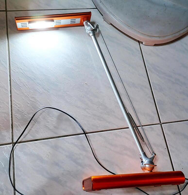 ╭✿㊣ 二手 炫橘 MAGIC LED 觸控六段調光護眼檯燈【MA635162】8W 台灣製造  特價 $699 ㊣✿╮
