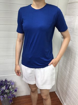 正韓korea韓國進口B-company白色薄款圓領素色短袖T恤棉麻衫 現貨 小齊韓衣