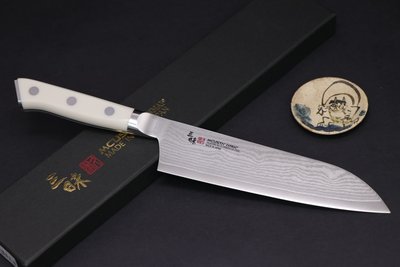 💖 三昧 💖【經典款 白柄 三德 18cm】日本製 廚房刀具  八煌刃物