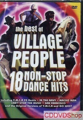正版全新DVD~鄉巴佬合唱團VILLAGE PEOPLE / 18 Non-Stop Dance Hits BEST