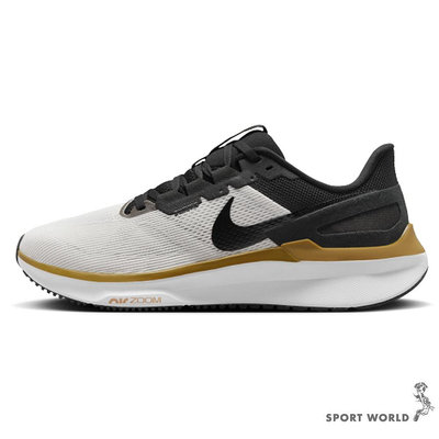 Nike 男鞋 慢跑鞋 STRUCTURE 25 黑白金【運動世界】DJ7883-103