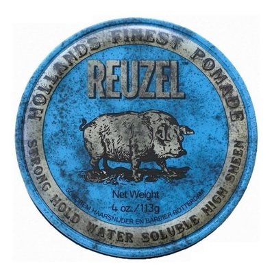便宜生活館【造型品】REUZEL 藍豬 髮油 豬油 強力定型款 水洗式髮油 4oz(113G)另有紅豬/粉紅豬