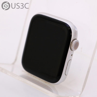 【US3C-高雄店】【一元起標】公司貨 Apple Watch 6 44mm GPS版  銀色 鋁合金錶殼 智慧手錶 光學心率偵測  蘋果手錶 觸覺回饋數位錶冠