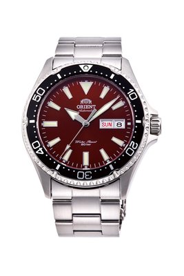 [時間達人]可議ORIENT東方錶 水鬼錶 紅水鬼 系列200m 潛水錶 鋼帶款鋼帶款 夜光 紅色 RA-AA0003R