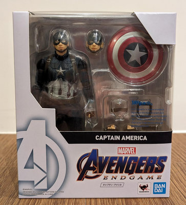 日本 萬代 Bandai SHF 美國隊長 Captain America 終局之戰 Avengers Endgame 漫威 Marvel