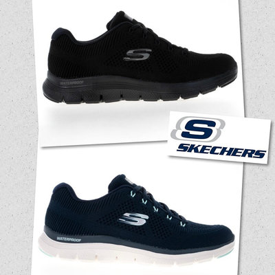 【豬豬老闆】SKECHERS 慢跑 運動 FLEX APPEAL 4.0 女鞋 防水 黑 149309-BBK 藍NVY