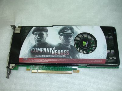 Thq COMPANY OF HEROES GeForce 8800 512MB DVI PCI-E 3D加速圖形卡