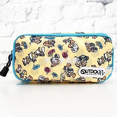 布布精品館，日本 Disney 奇奇 蒂蒂 花栗鼠  outdoor 聯名款化妝包 筆袋 收納袋 書包