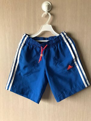 Adidas 愛迪達藍色短風褲