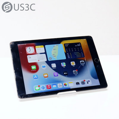 【US3C-青海店】【一元起標】台灣公司貨 Apple iPad Air 2 64G WiFi 太空灰 9.7吋 Retina 指紋辨識 二手平板