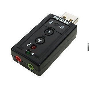 【勁昕科技】USB音效卡 虛擬 7.1聲道 外置音效卡 獨立音效卡 音效卡
