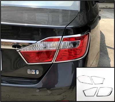圓夢工廠 Toyota Camry 7代 2011~2014 改裝 鍍鉻銀 車燈框 飾貼 後燈框 尾燈框 凱美瑞