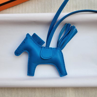 Hermes Rodeo愛馬仕海島藍單色小馬吊飾 PM小尺寸  現貨在台！