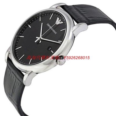 ❤正品專購❤ EMPORIO ARMANI AR2500 亞曼尼 手錶 日期視窗 石英腕錶皮錶帶 男錶女錶 歐美代購