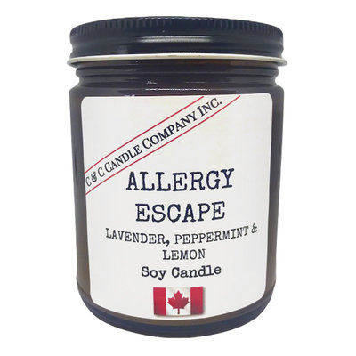 預購! 加拿大療癒系香氛蠟燭Cozy Candle-Allergy Escape 255g (逃離過敏) ~舒適生活品質
