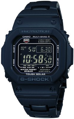 日本正版 CASIO 卡西歐 G-Shock GW-M5610BC-1JF 男錶 電波錶 太陽能充電 日本代購