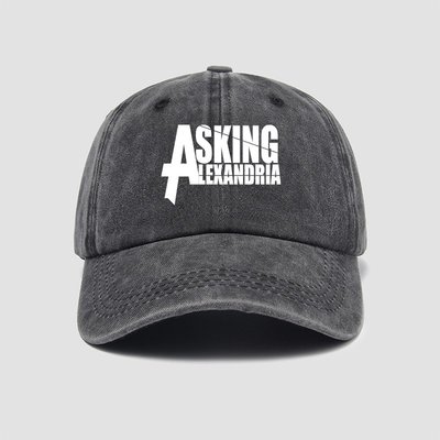 棒球帽Asking Alexandria金屬核樂團印花周邊帽子棒球帽男女新品鴨舌帽