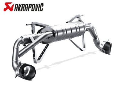 【Power Parts】AKRAPOVIC 排氣管(鈦合金+CARBON) AUDI R8 5.2 V10 2013-