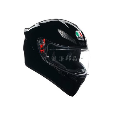 瀧澤部品 義大利 AGV K1S 全罩安全帽 亮黑 素色 透氣舒適 新款改版 實體門市