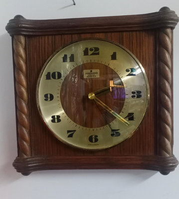 老物-德國製古典實木時鐘