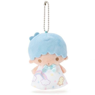 花見雜貨~日本進口全新正版kiki&amp;lala雙子星小雙星仙子絨毛玩偶吊飾珠鍊鑰匙圈晴天娃娃造型