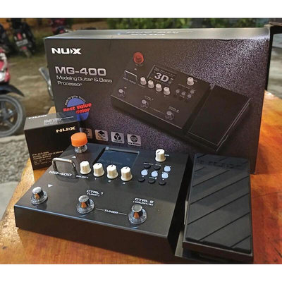 Nux MG-400 綜合效果器 綜效 效果器 電吉他效果器 貝斯效果器 原廠公司貨 全新 MG400