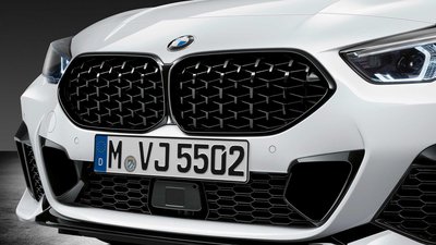 德國BMW原廠F44 2er M Performance鑽石菱格高亮黑水箱罩滿天星M235i SHADOWLINE