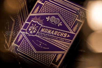 [808 MAGIC]魔術道具 Purple Monarch 紫色君王 限量發行 收藏系列 撲克牌