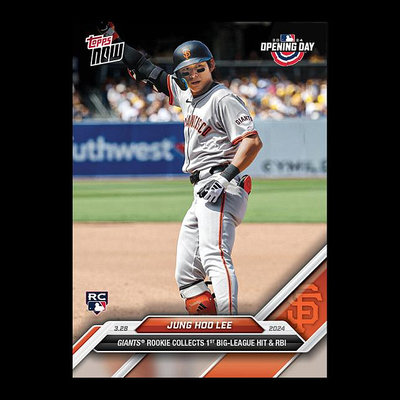 [預購][MLB棒球] 舊金山巨人隊 李政厚 Jung Hoo Lee - 2024 MLB TOPPS NOW® Card 8