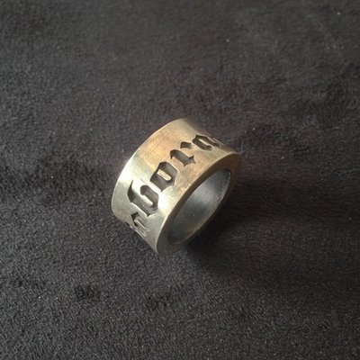 造夢師 獨家代理 rock satan工作室 Gaboratory風格 刻字款戒指 指環 925銀